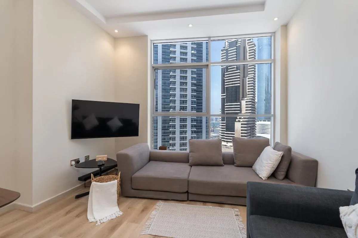 Bright 1-Bedroom With View Dubai Marina Forenede Arabiske Emirater