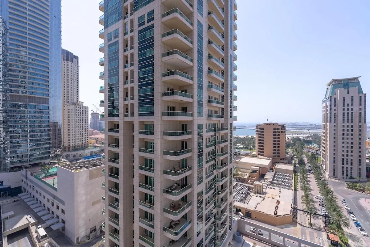 Lejlighed Bright 1-Bedroom With View Dubai Marina