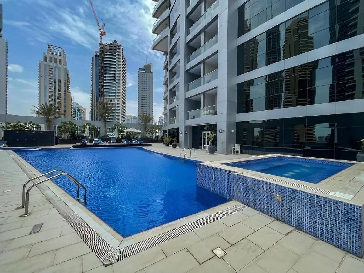 Lejlighed Bright 1-Bedroom With View Dubai Marina Forenede Arabiske Emirater