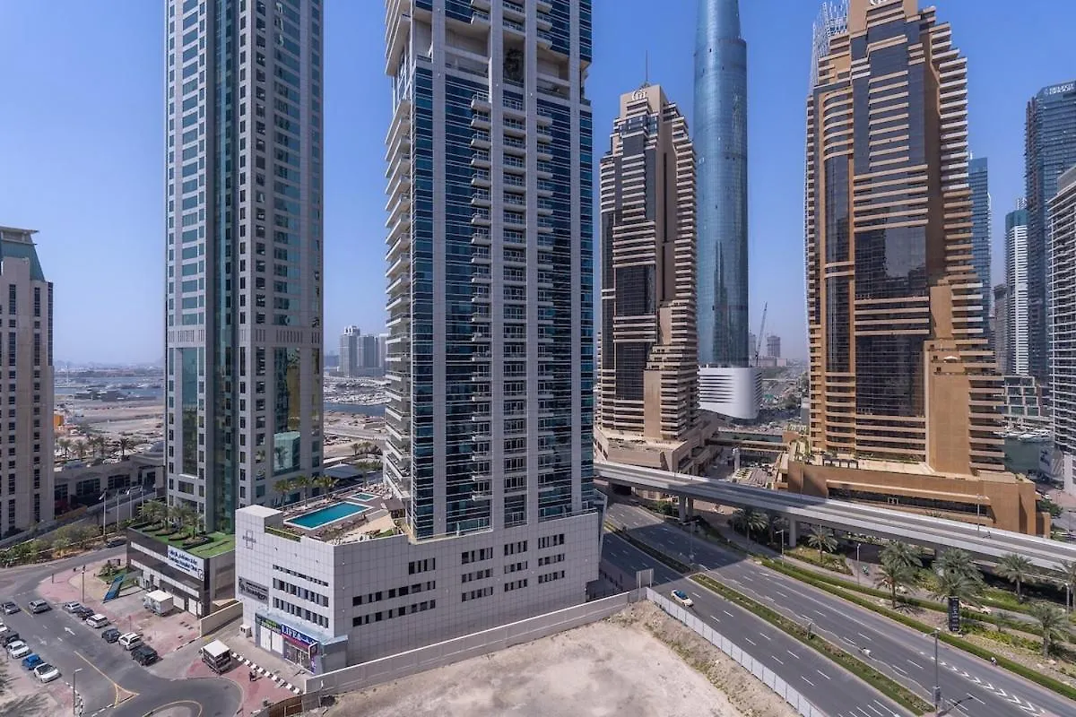 Bright 1-Bedroom With View Dubai Marina 0*,
