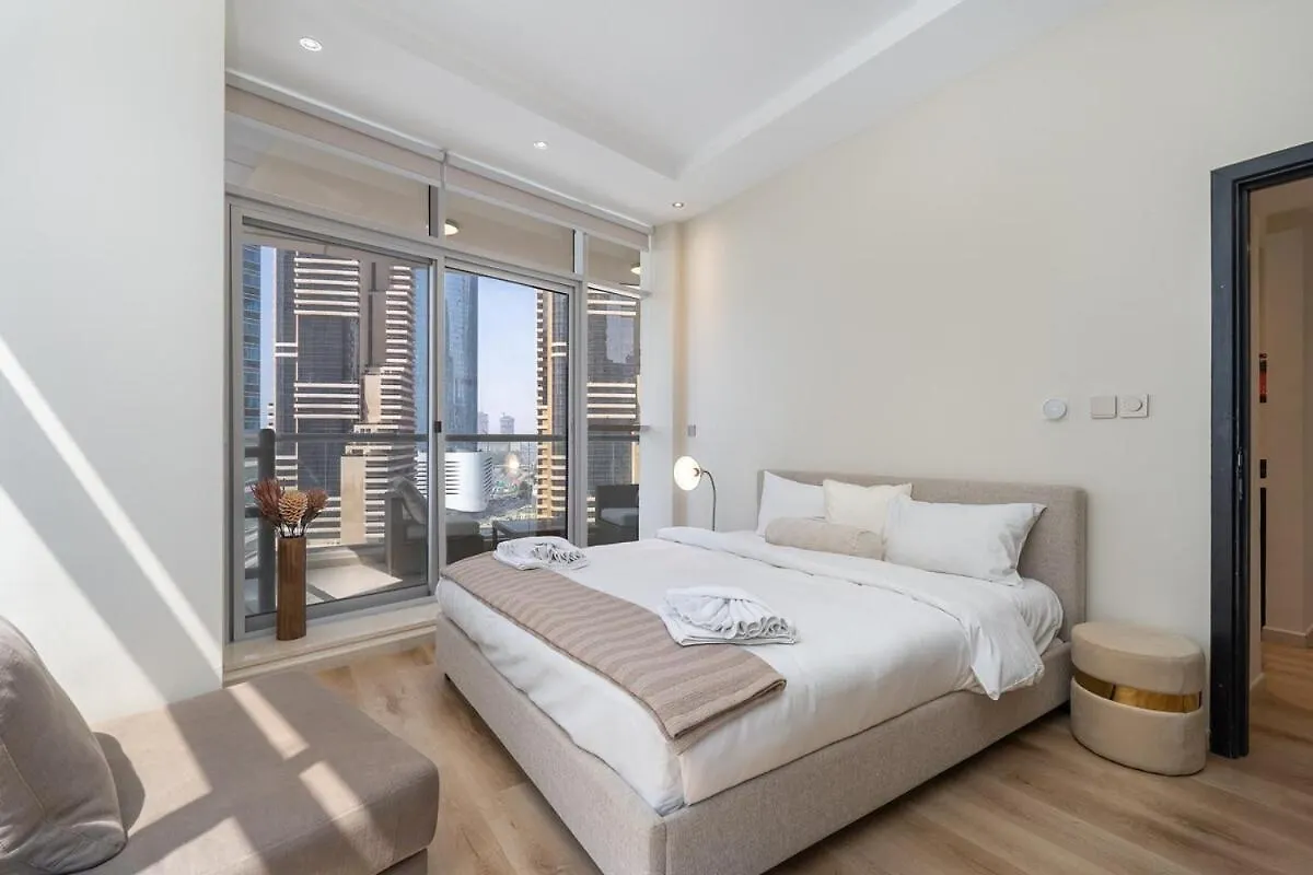 Bright 1-Bedroom With View Dubai Marina 0*,