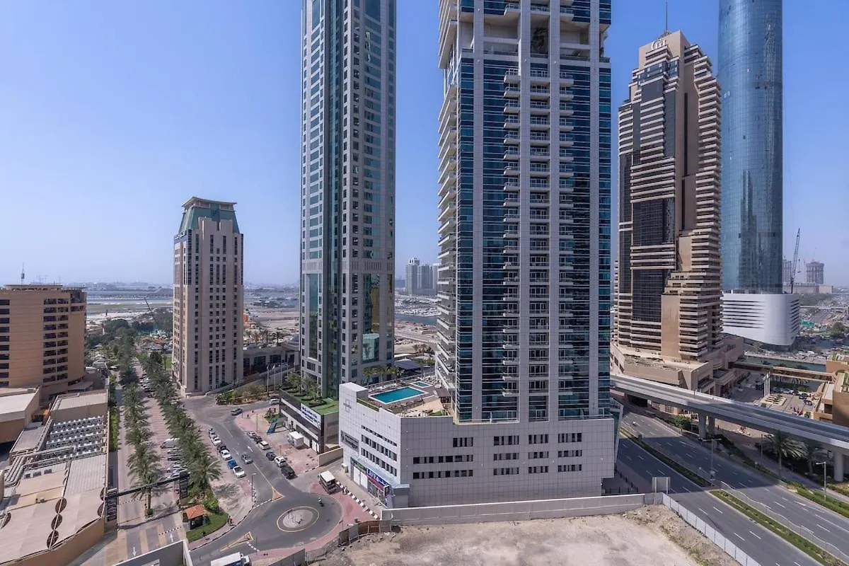 Apartment Bright 1-Bedroom With View Dubai Marina